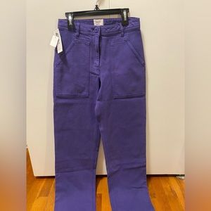 Aritzia Wilfred Free, purple cargo pants, new with tags, perfect condition